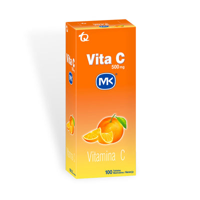Vitamina C Mk T. Masticables Naranja Caja 100Unds