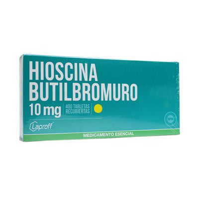 Hioscina Butil Bromuro Laproff Tableta 10 Mg Caja X 400 Unds