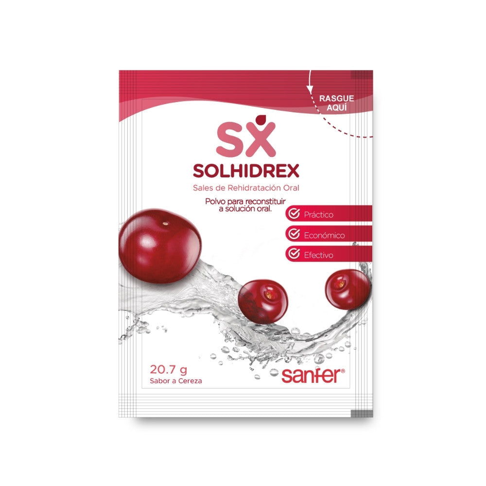 SOLHIDREX SUERO ORAL SOBRES CEREZA CAJA X 30 UNDS