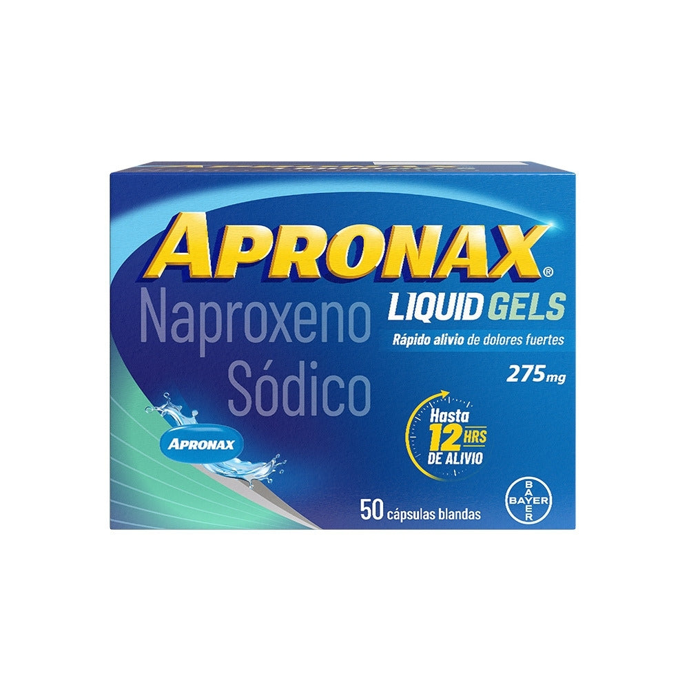 APRONAX LIQUIDO GEL CAPSULAS 275 MG CAJA X 50 UNDS