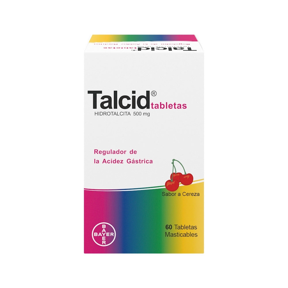 TALCID TABLETAS CEREZA CAJA X 60 UNDS
