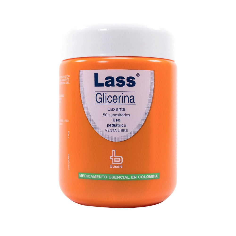 LASS PEDIATRICO SUPOSITORIOS FRASCO X 50 UNDS