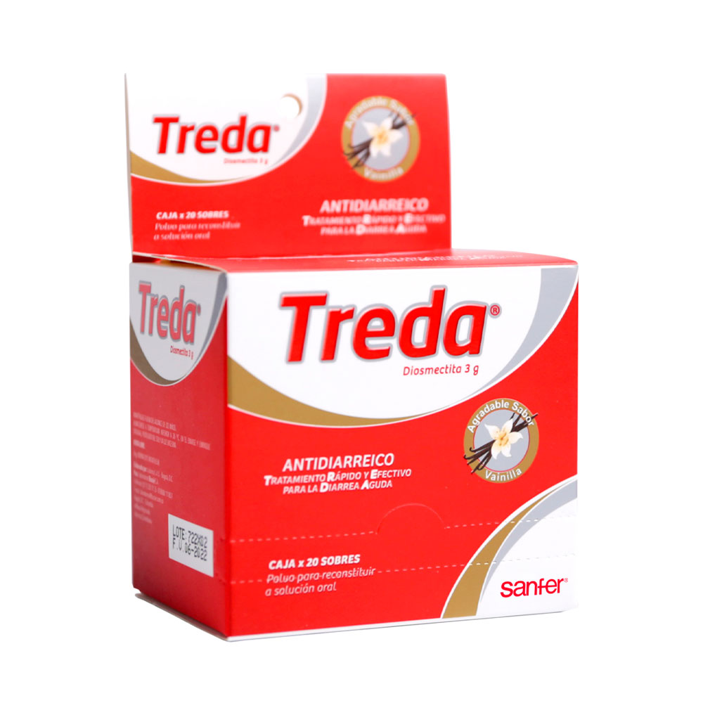 TREDA SOBRES CAJA X 20 UNDS