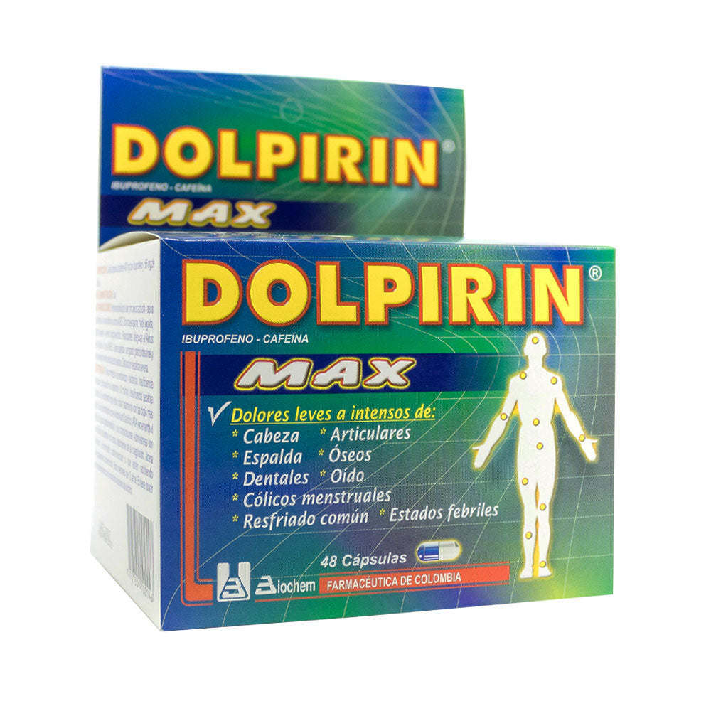 DOLPIRIN MAX CAPSULAS CAJA X 48 UNDS