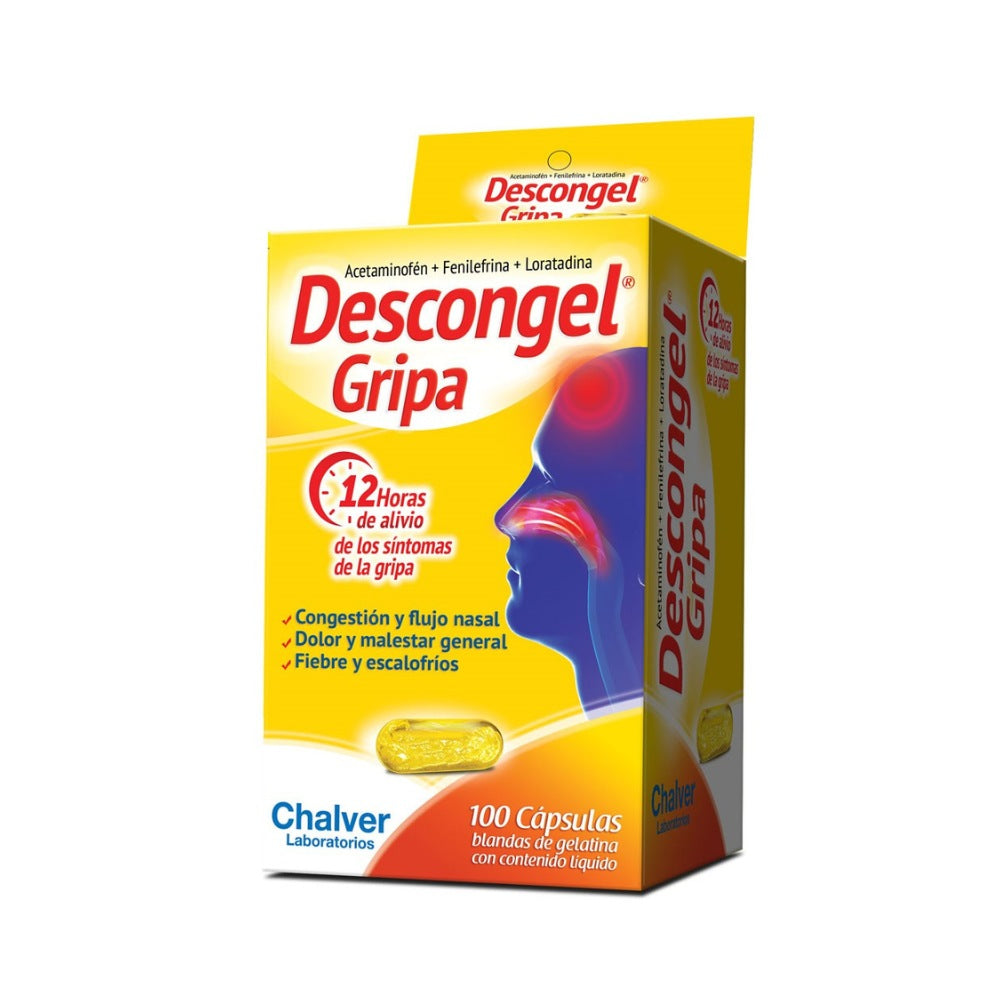 DESCONGEL GRIPA CBG CAPSULA CAJA X 100 UNDS