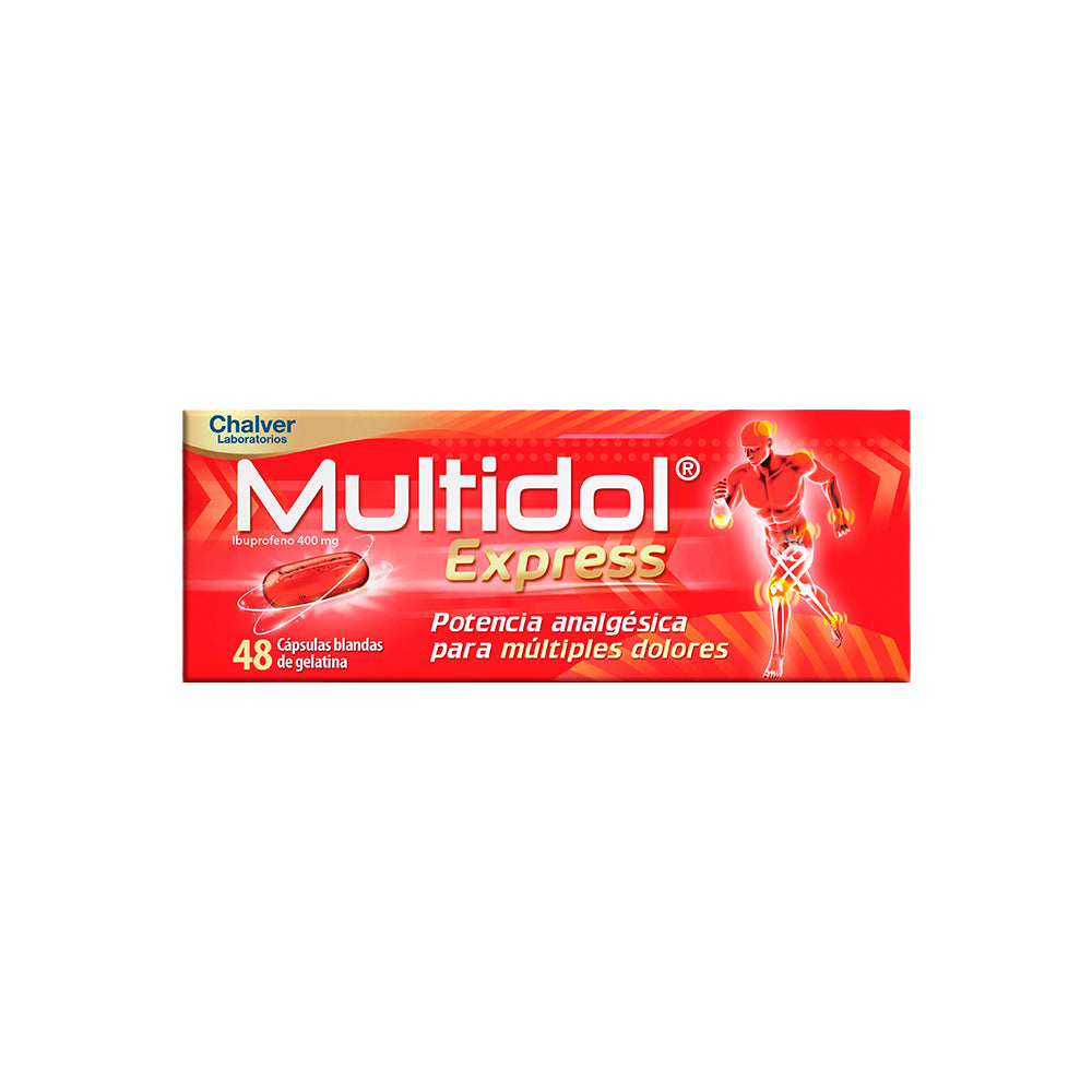MULTIDOL CAPSULAS 400 MG CAJA X 48 UNDS