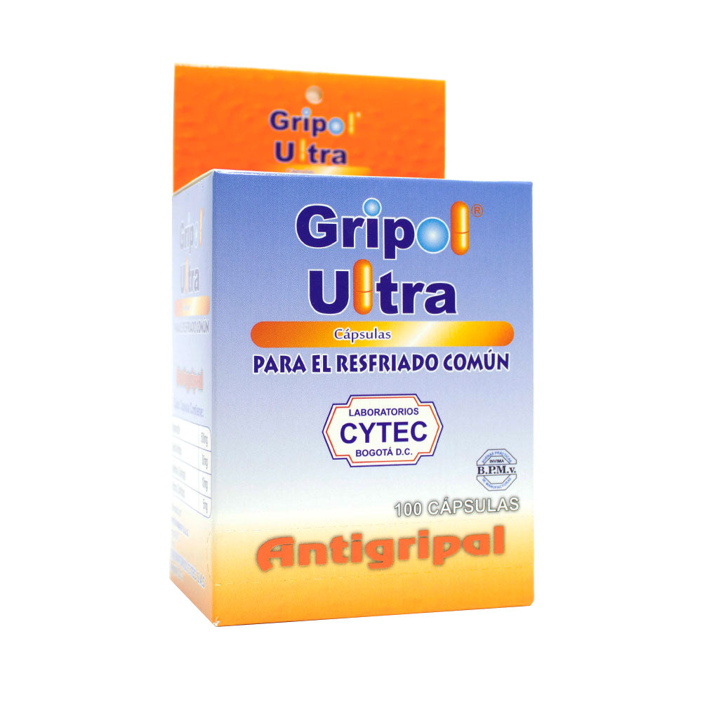 GRIPOL ULTRA CAPSULAS CAJA X 100 UNDS