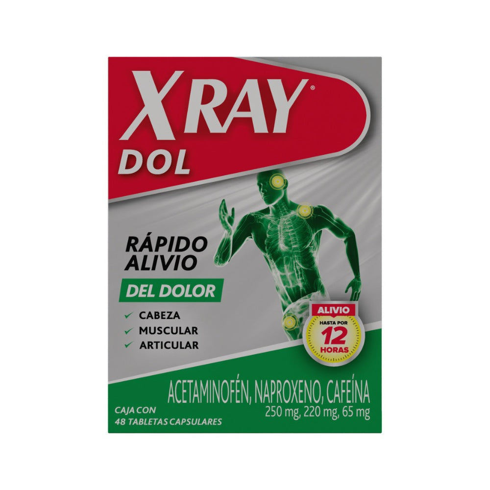 X RAY DOL TABLETAS CAJA X 48 UNDS