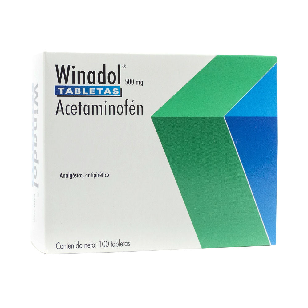 WINADOL TABLETAS 500 MG CAJA X 100 UNDS
