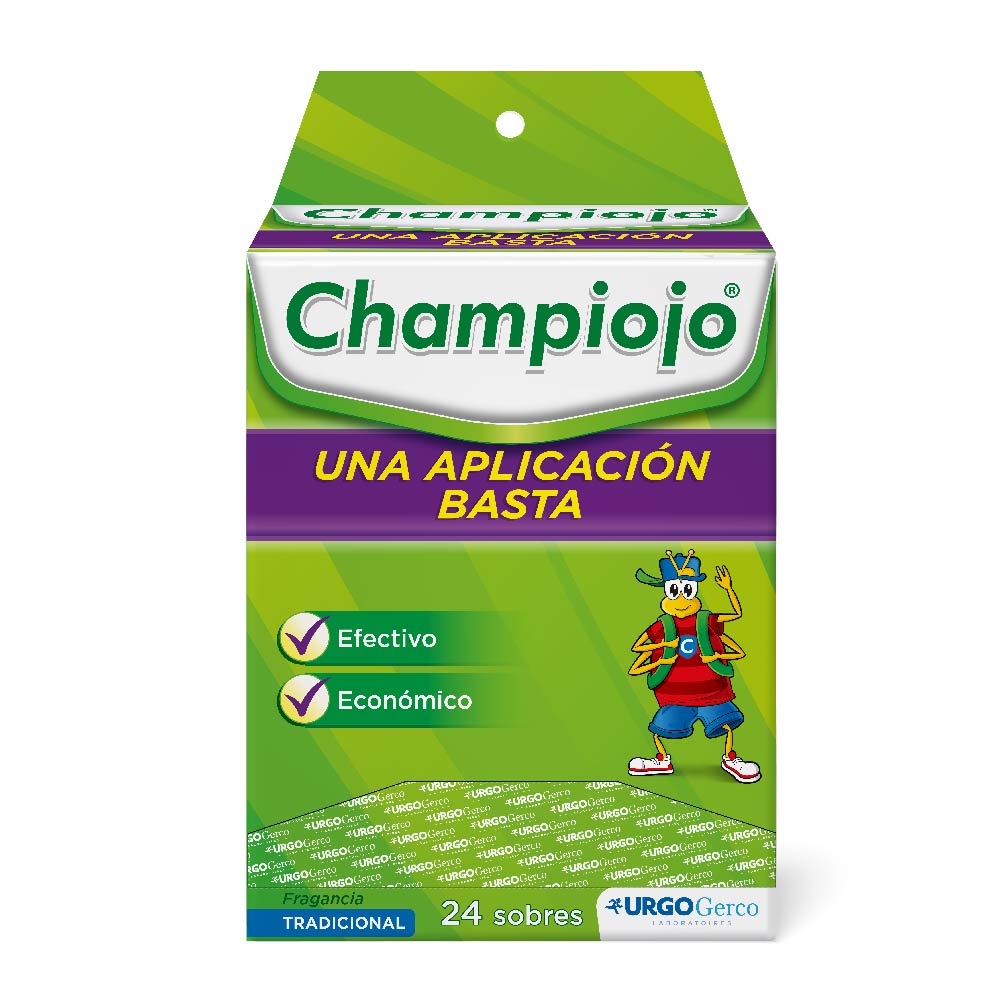 SHAMPOO CHAMPIOJO SACHET CAJA X 24 UNDS
