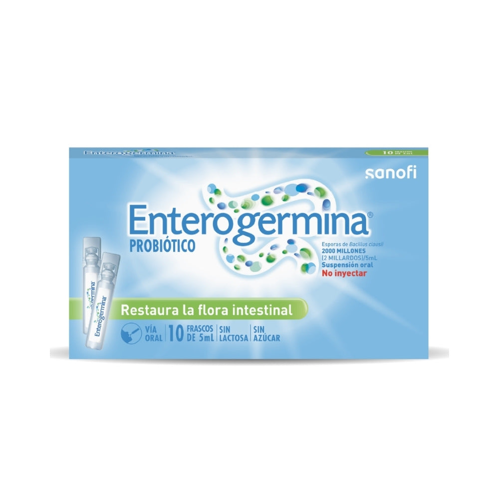 ENTEROGERMINA AMPOLLAS BEBIBLES CAJA X 10 UNDS