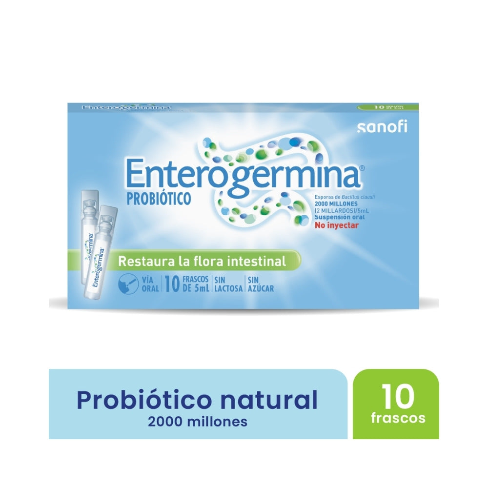 ENTEROGERMINA AMPOLLAS BEBIBLES CAJA X 10 UNDS