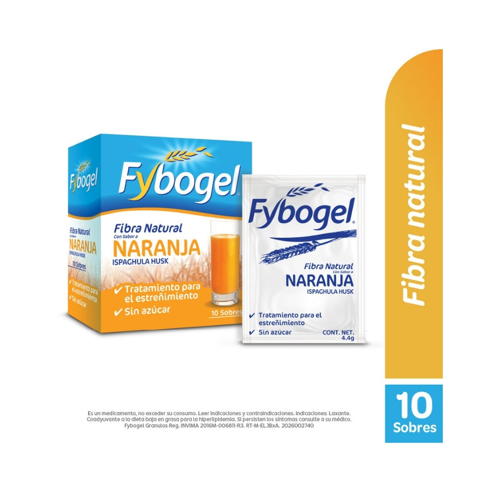 FYBOGEL SOBRES CAJA X 10 UNDS
