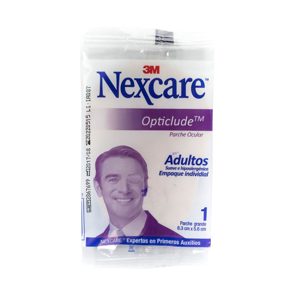 PARCHE OCULAR 3M NEXCARE ADULTOS CAJA X 20 UNDS