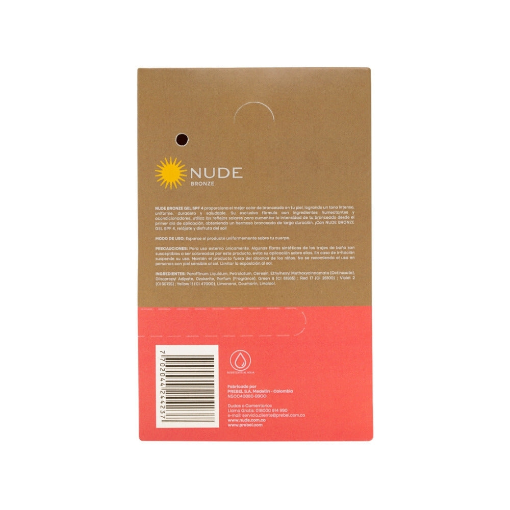 BRONCEADOR NUDE SACHET CAJA 6 X 20ML