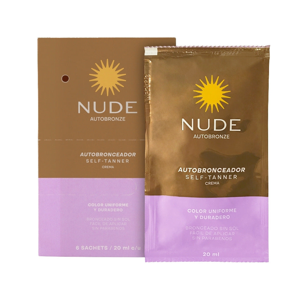 AUTOBRONCEADOR NUDE SACHET CAJA 6 X 20ML