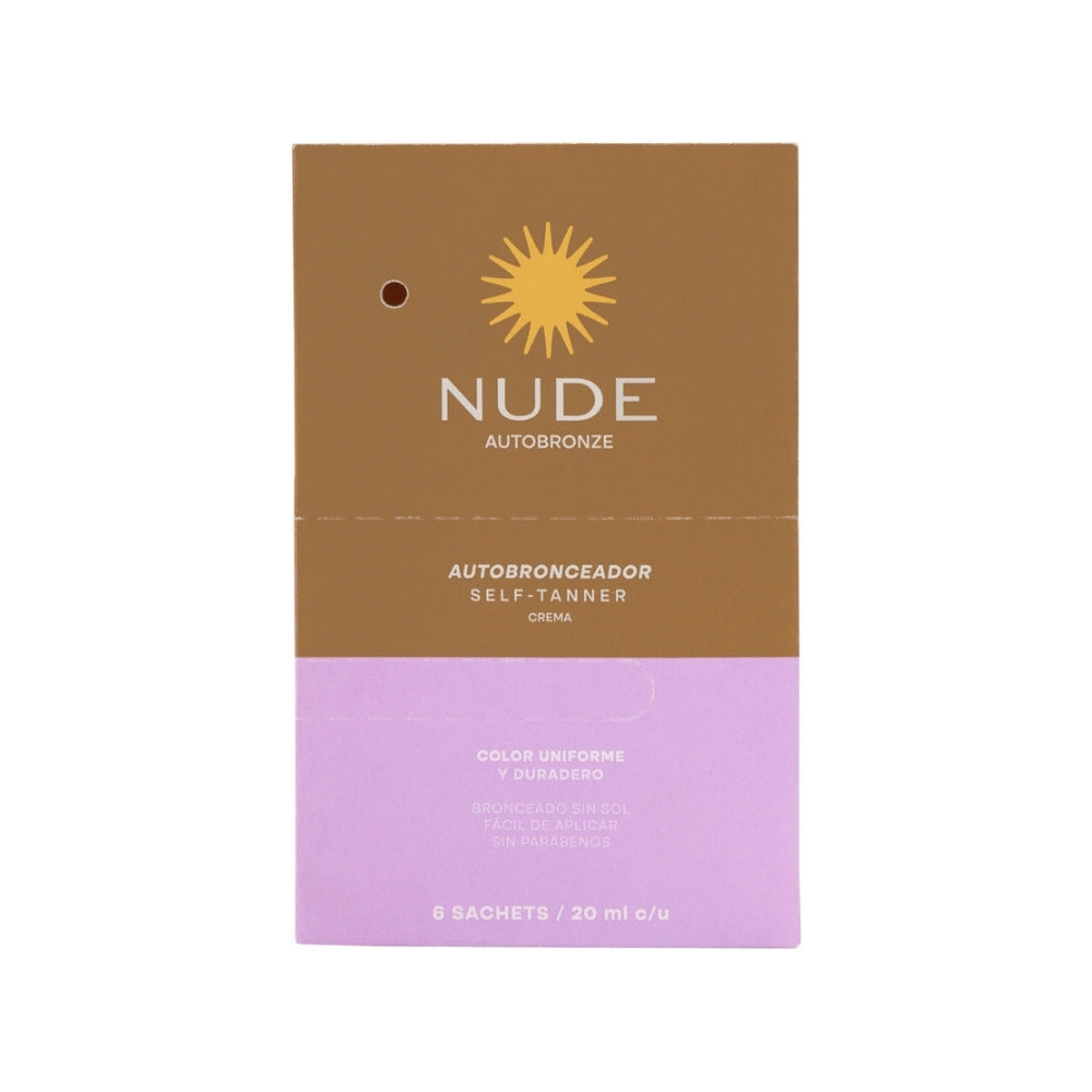 AUTOBRONCEADOR NUDE SACHET CAJA 6 X 20ML