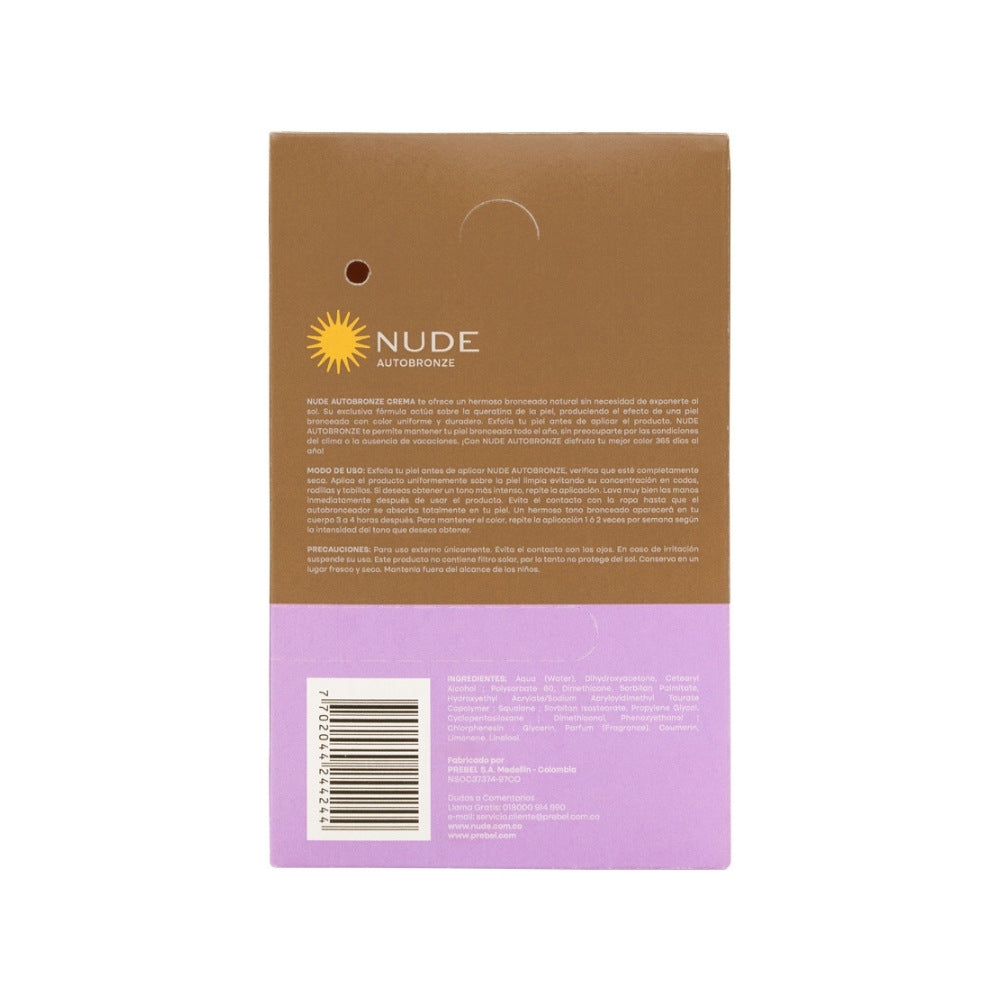 AUTOBRONCEADOR NUDE SACHET CAJA 6 X 20ML