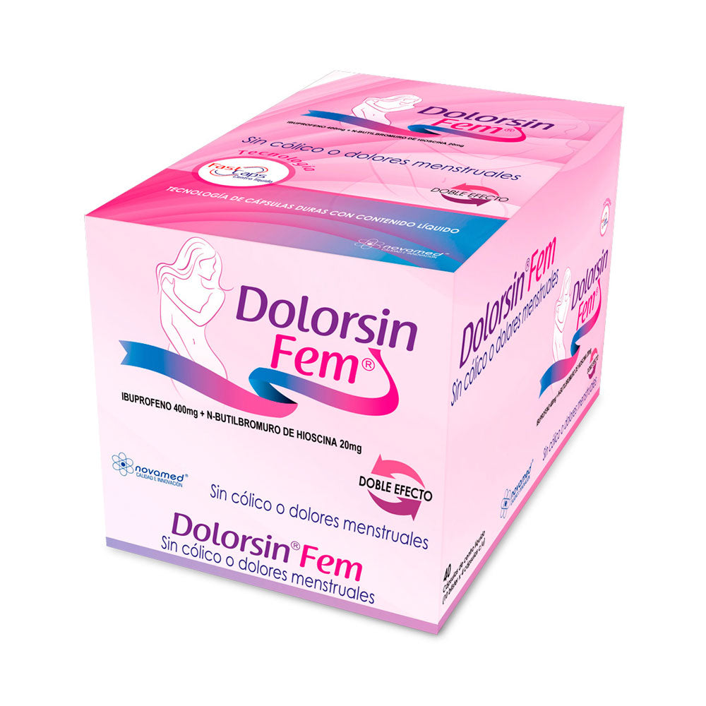 DOLORSIN FEM CAPSULAS CAJA X 40 UNDS