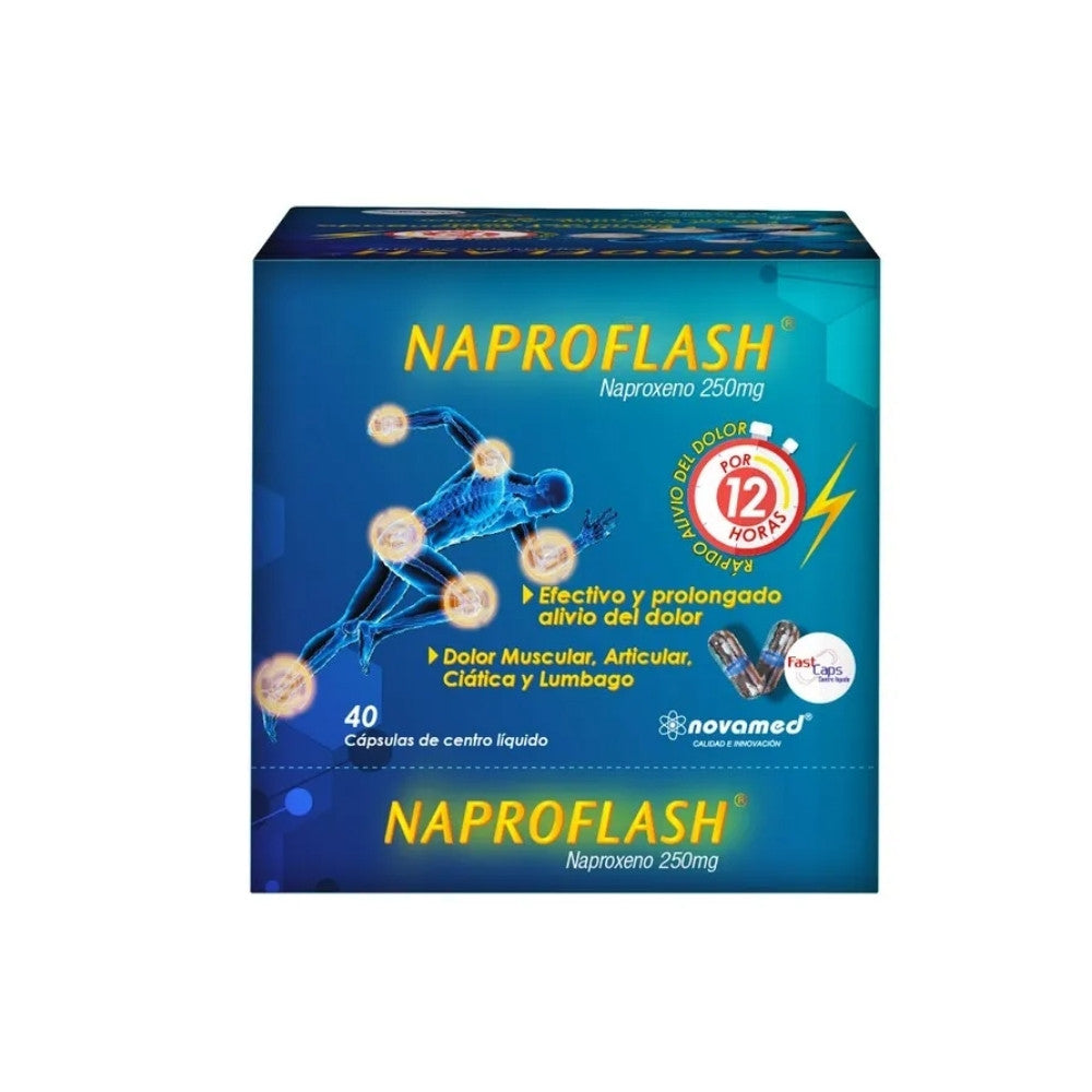 NAPROFLASH CAPSULA 250 MG CAJA X 40 UNDS
