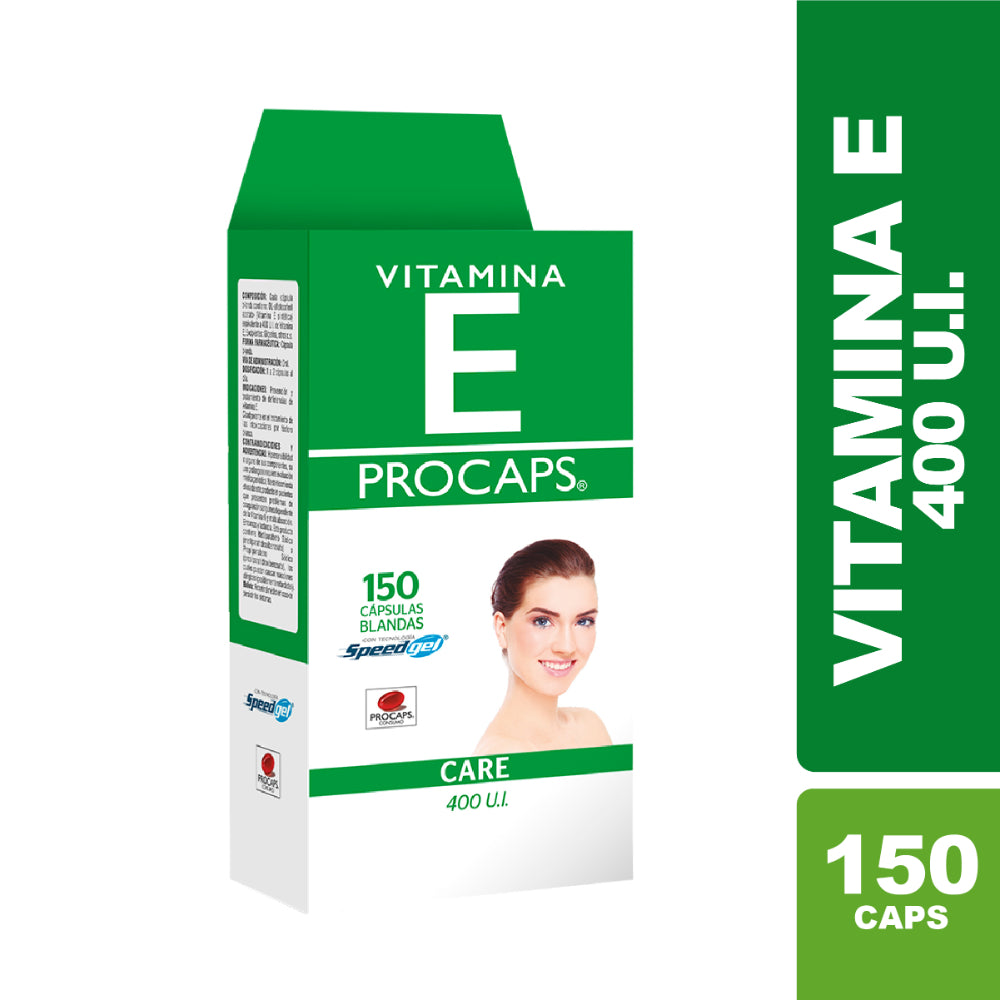 VITAMINA E CAPSULAS 400 UI CAJA X 150 UNDS