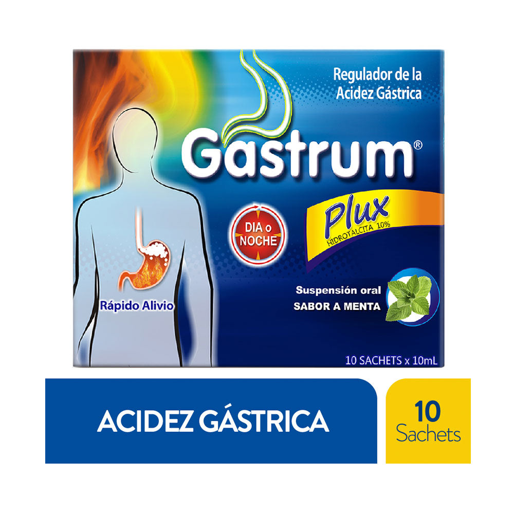 GASTRUM PLUX LIQUIDO SACHET X 10 UNDS