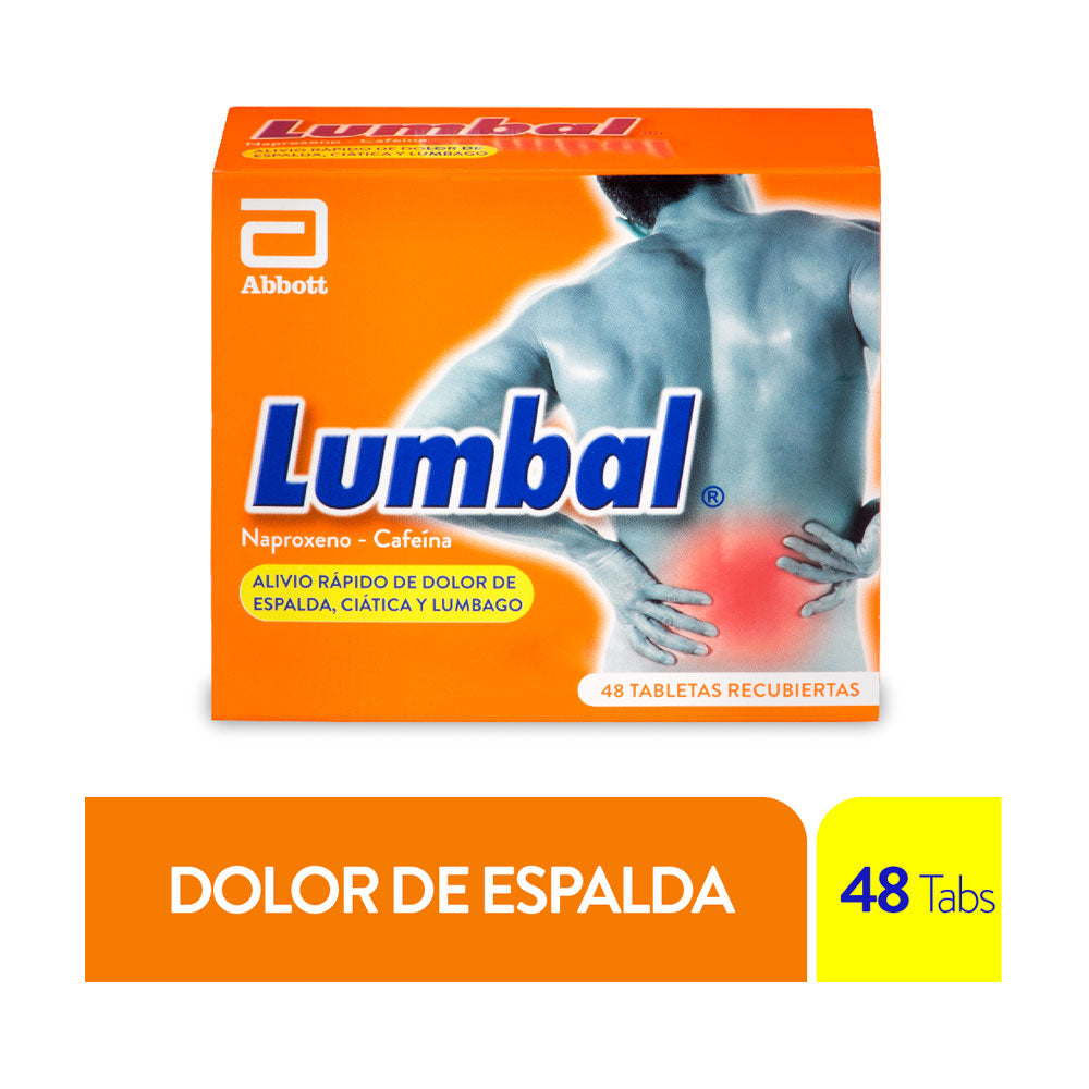 LUMBAL TABLETAS CAJA X 48 UNDS