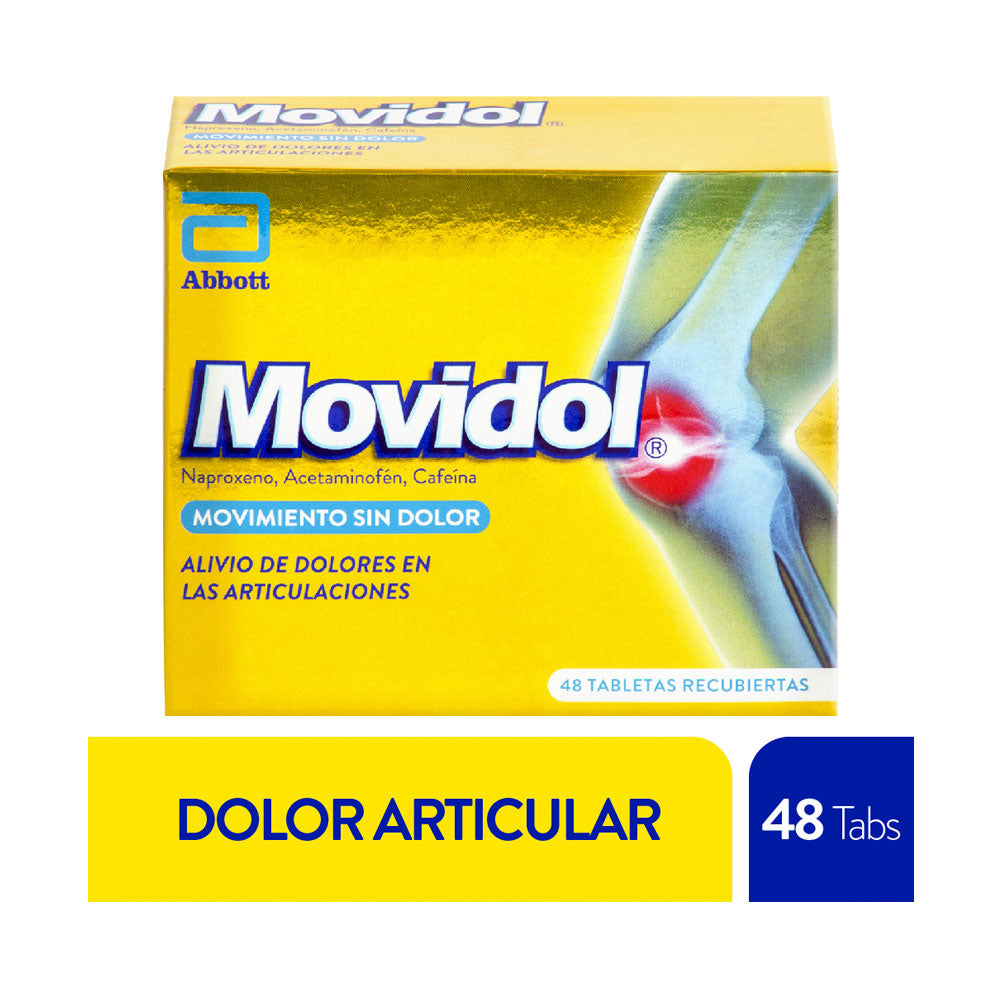 MOVIDOL TABLETAS CAJA X 48 UNDS