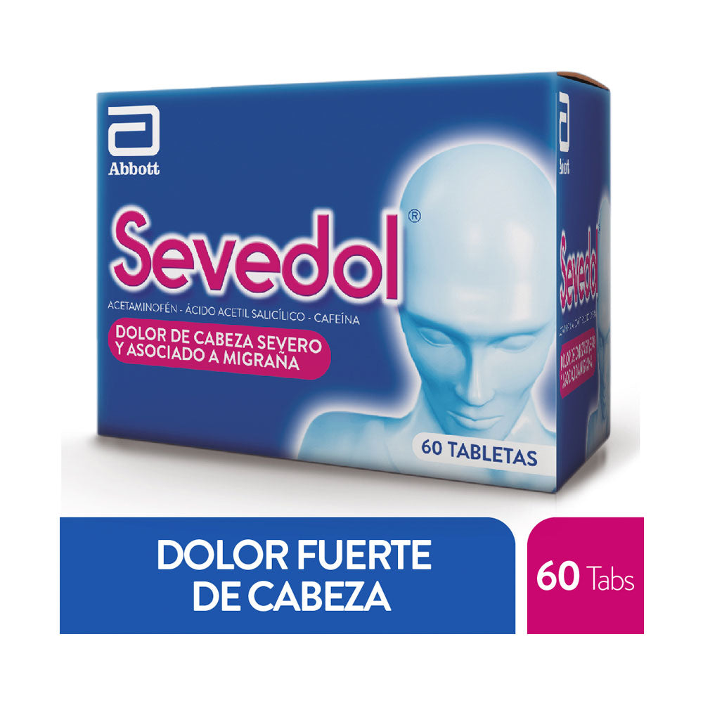 SEVEDOL TABLETAS CAJA X 60 UNDS