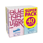 PAÑUELO FAMILIA BOLSILLO PAQUETE 4X10 UNDS