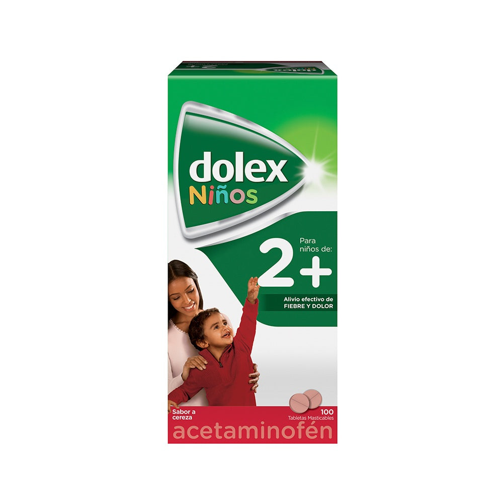 DOLEX PEDIATRICO TABLETAS 100 MG CAJA X 100 UNDS