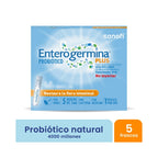 ENTEROGERMINA PLUS AMPOLLAS BEBIBLES CAJA 5 ML X 5