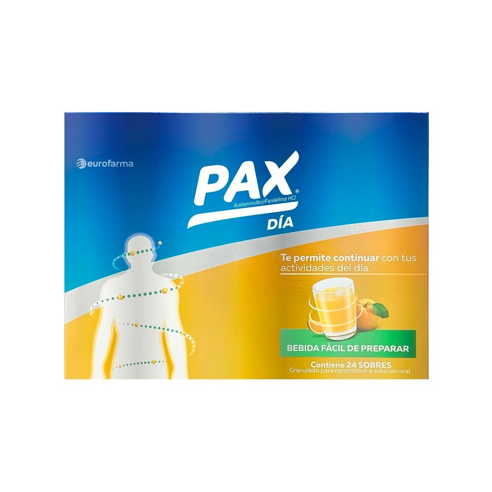 PAX DIA SOBRES NARANJA CAJA X 24 UNDS