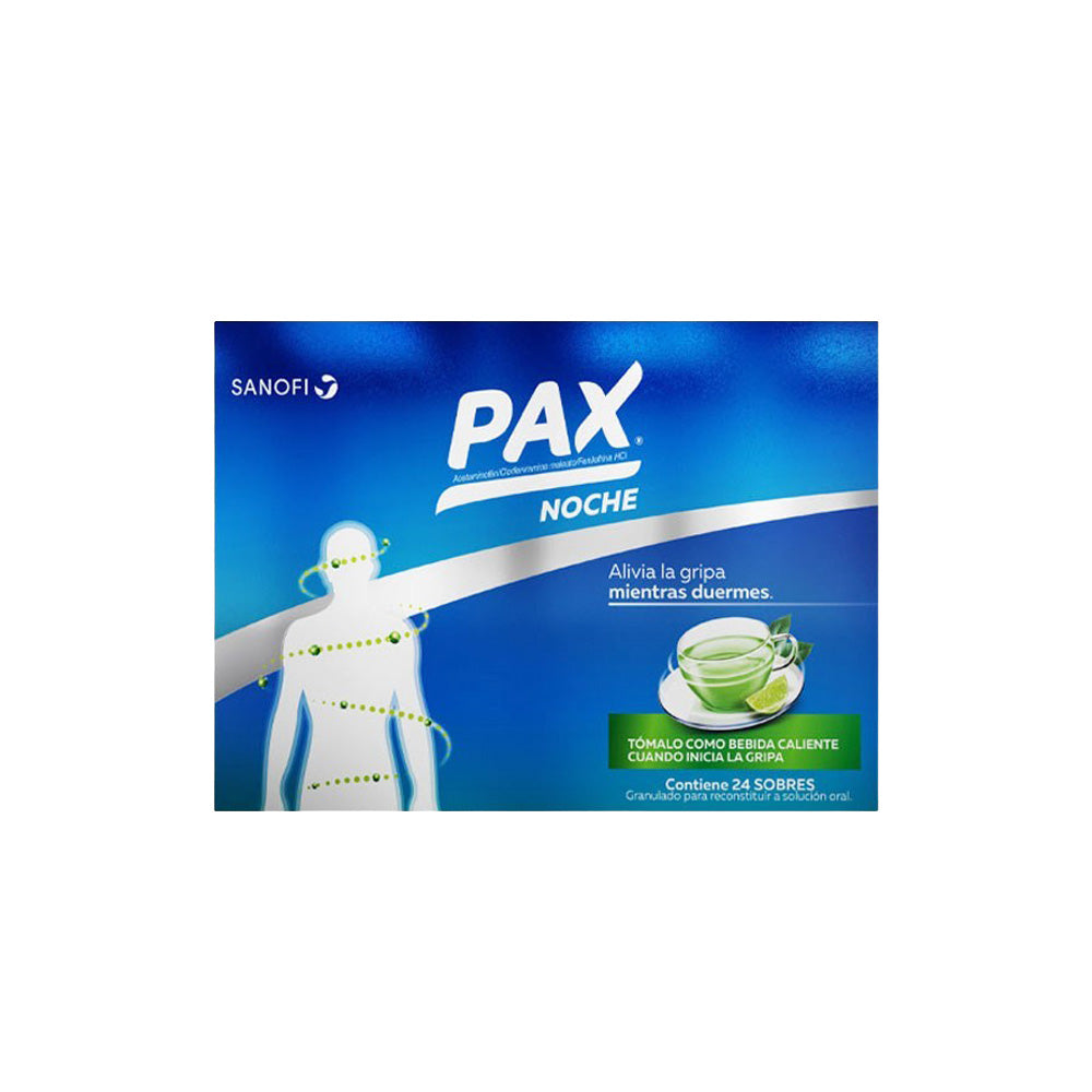 PAX CALIENTE NOCHE SOBRES LIMON CAJA X 24 UNDS