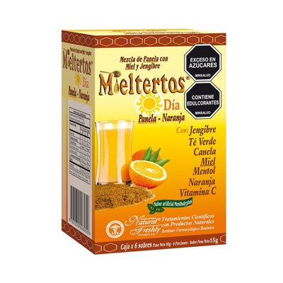 Mieltertos Dia Sobres Panela-Naranja Caja X 6 Unds