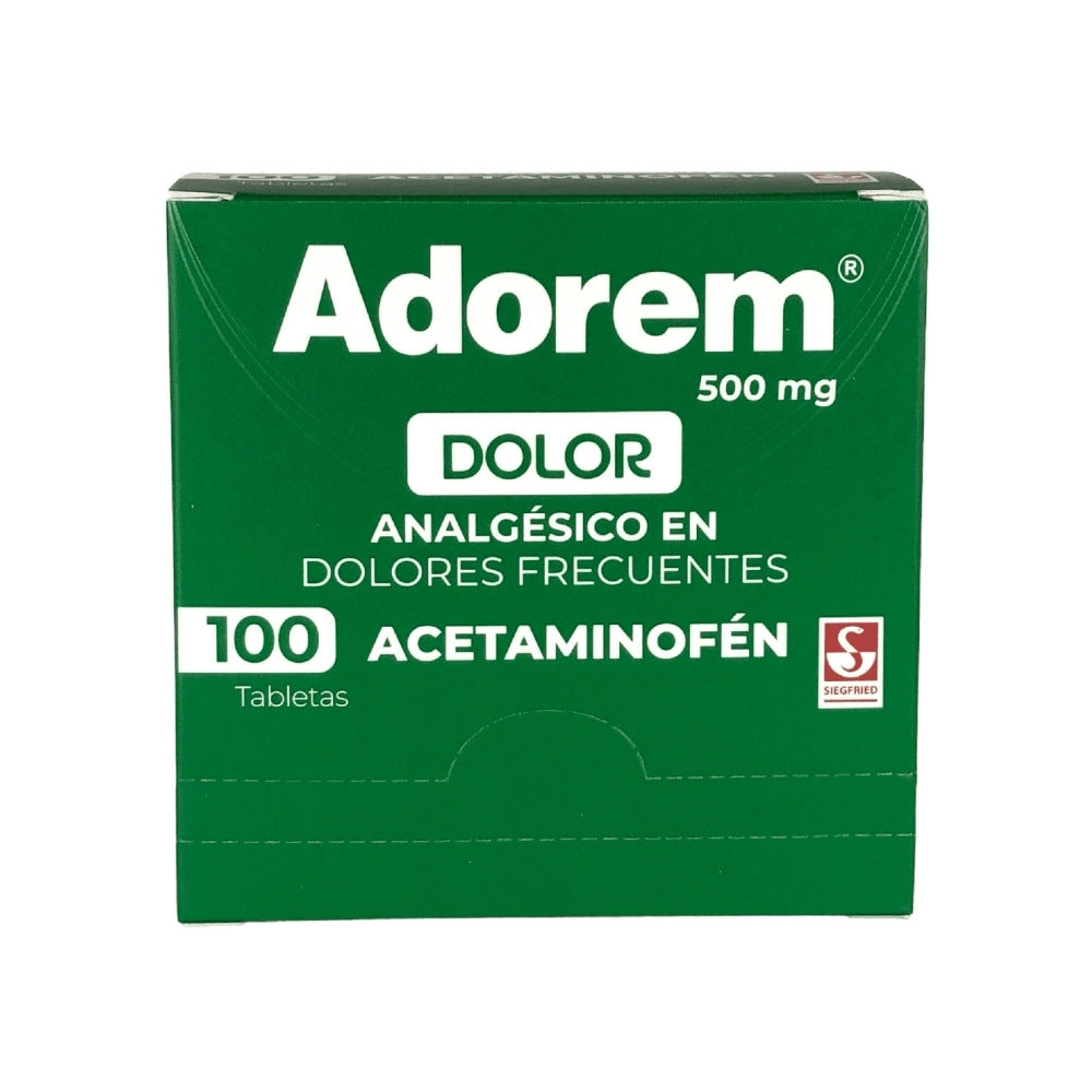 ADOREM TABLETAS 500 MG CAJA X 100 UNDS