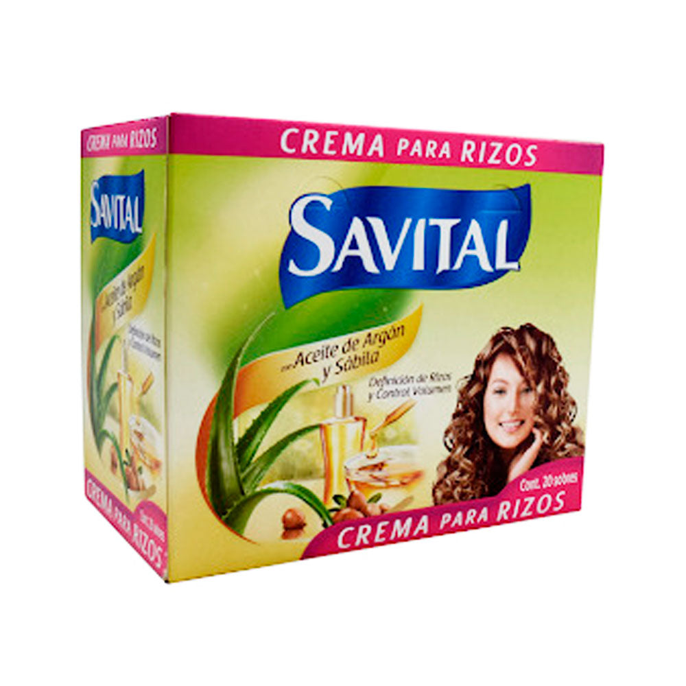 CREMA DE PEINAR SAVITAL ARGAN SACHET X 20 UNDS