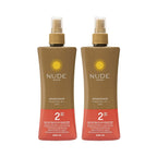 ACEITE BRONCEADOR NUDE SPF 2 FRASCO 2 X 240ML