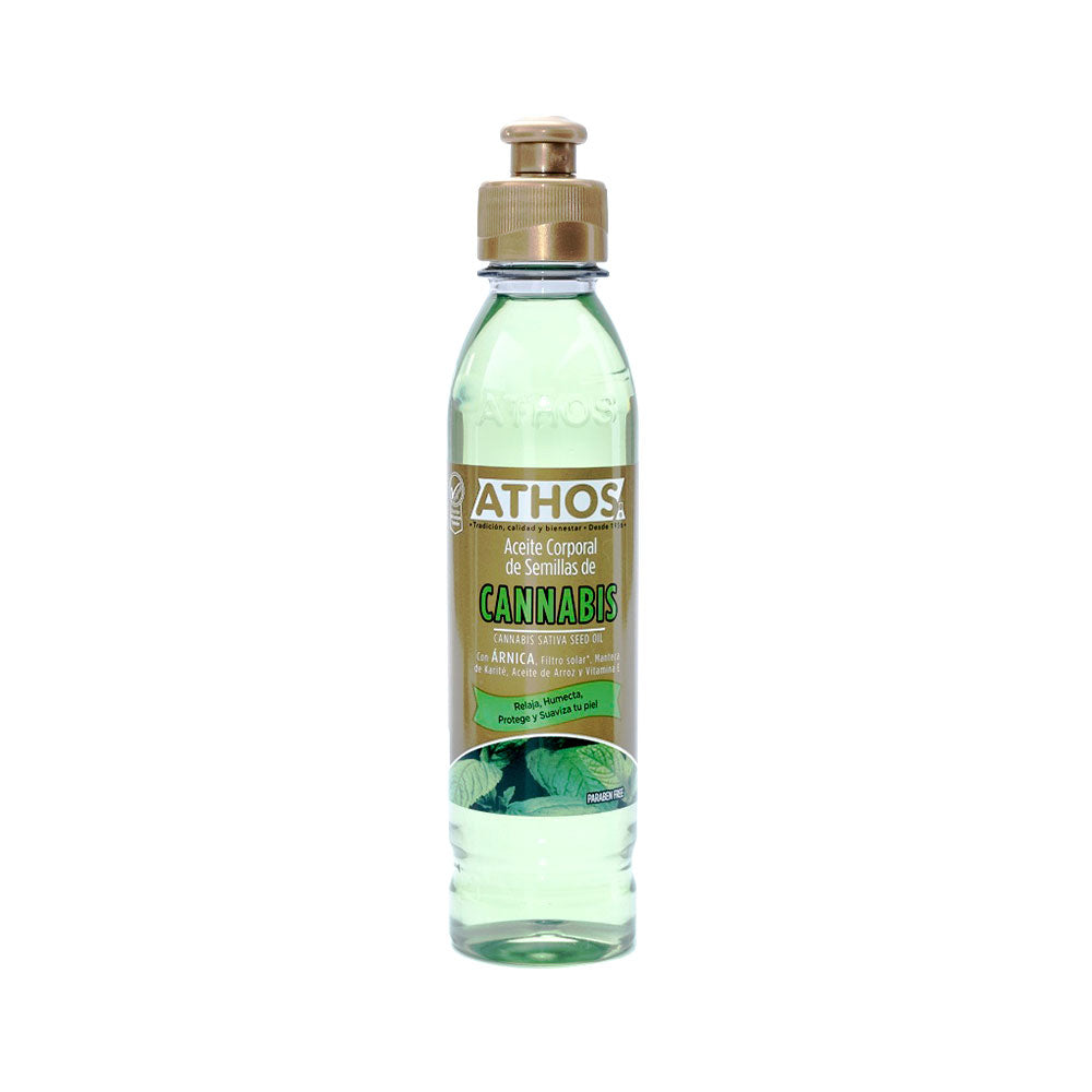 ACEITE CORPORAL DE CANNABIS FRASCO 250 ML