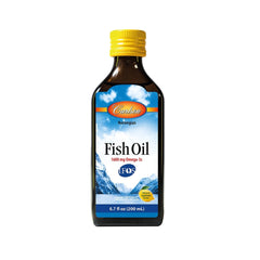 Aceite Fish Oil Omega 3 Carlson 1600 Mg Limon Frasco 200 Ml