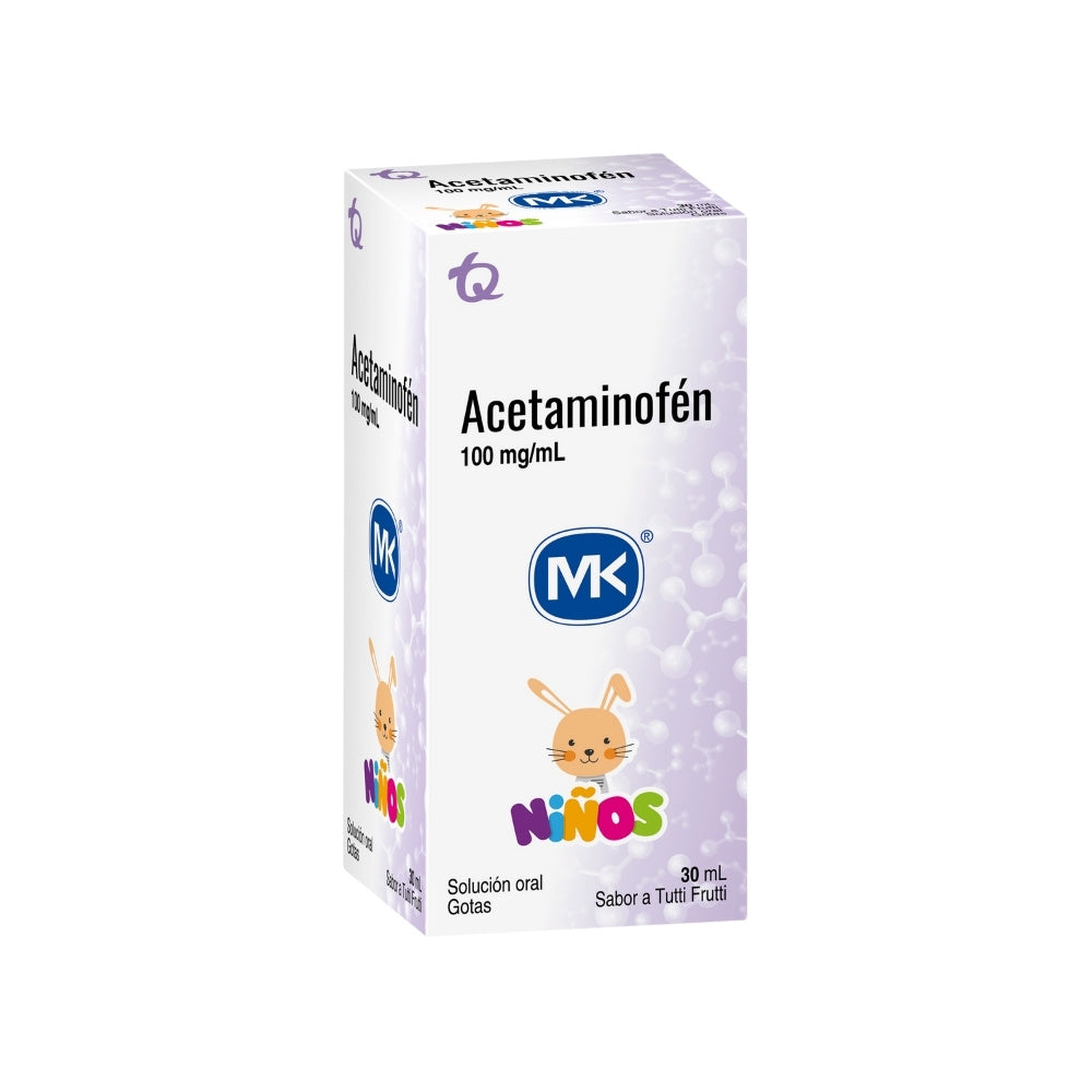 ACETAMINOFEN MK GOTAS 100 MG/ML FRASCO 30 ML