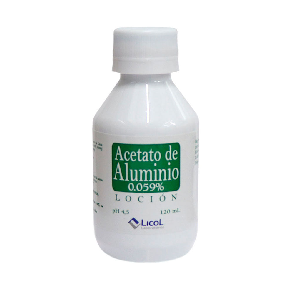 ACETATO ALUMINIO LOCION FRASCO 120 ML