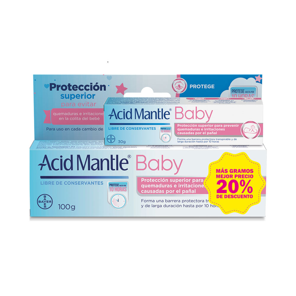 ACID MANTLE BABY 100G+30G CREMA OFERTA X 1 UND
