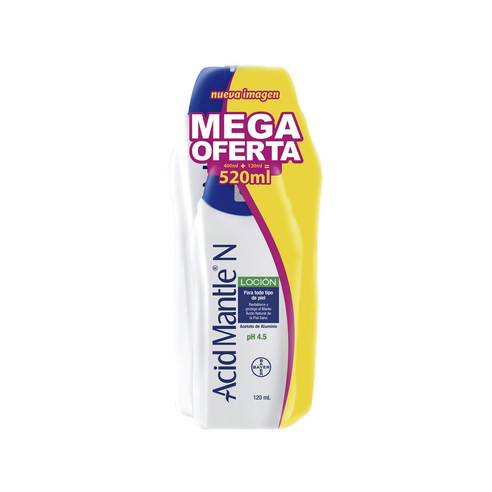 ACID-MANTLE N MEGA OFERTA LOCION OFERTA 400 + 120ML