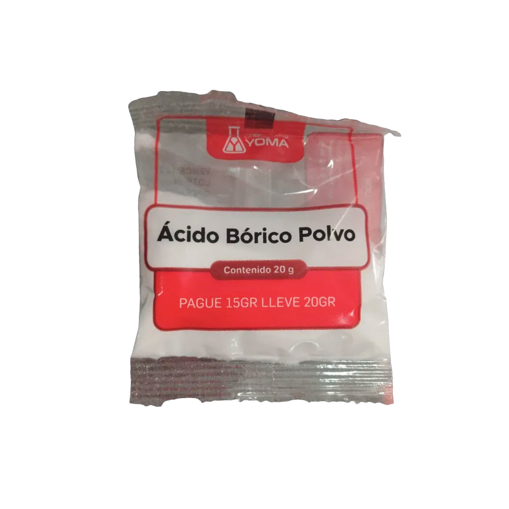 ACIDO BORICO YOMA BOLSA 20 G