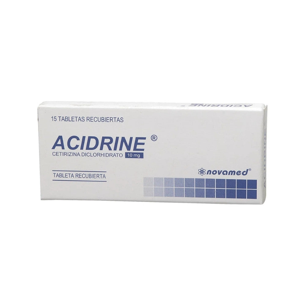 ACIDRINE COMPRIMIDOS 10 MG CAJA X 15 UNDS