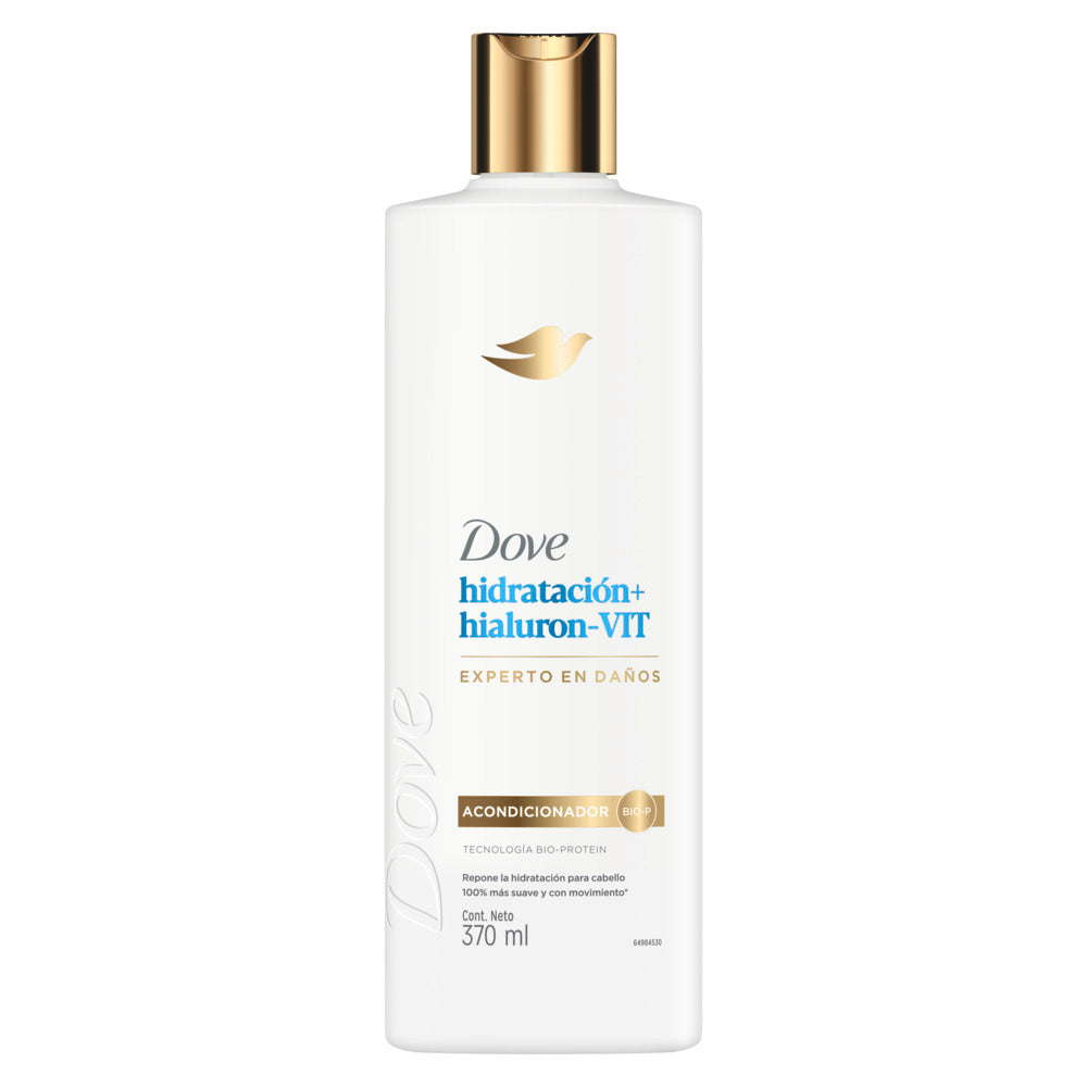 ACONDICIONADOR DOVE HIDRATACION+HILAURON VIT FRASCO 370 ML