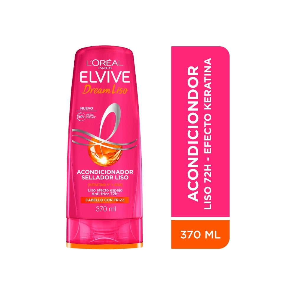 ACONDICIONADOR ELVIVE DREAM LISO FRASCO 370 ML