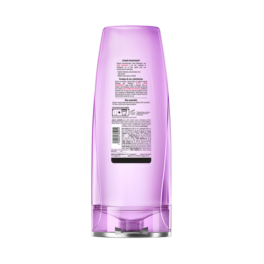 ACONDICIONADOR ELVIVE HIDRA HIALURONICO FRASCO 370 ML
