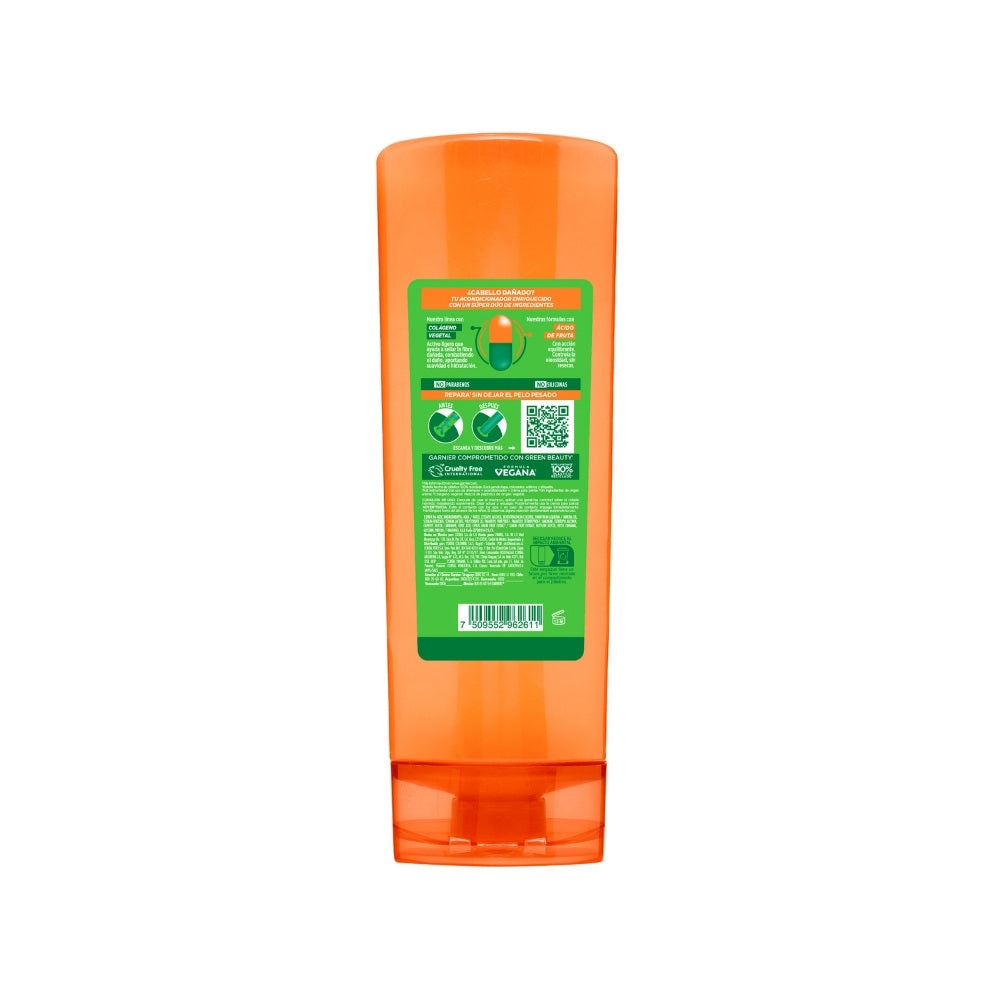 ACONDICIONADOR FRUCTIS BORRADOR DE DAÑO CONTROL GRASA FRASCO 350 ML